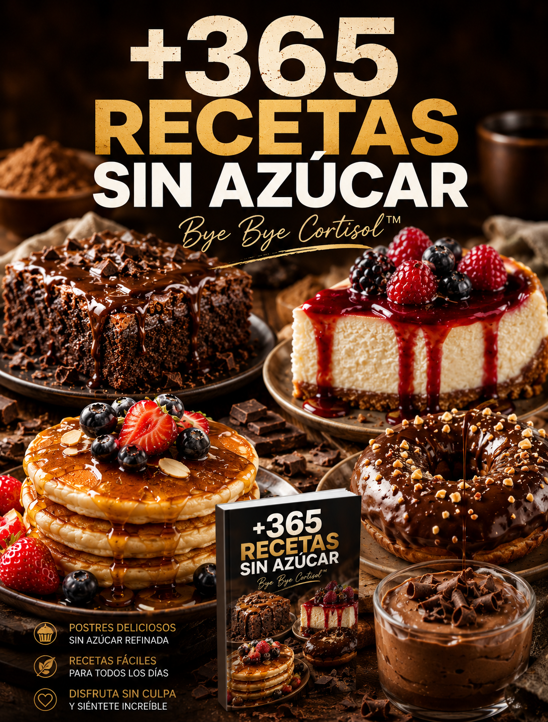 +365 Recetas Sin Azúcar | Adiós Cortisol™