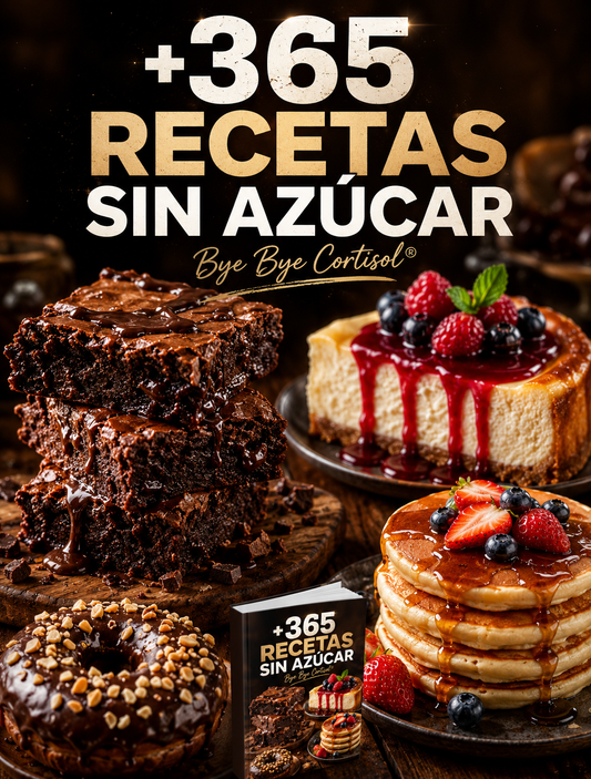 +365 Recetas Sin Azúcar | Adiós Cortisol™